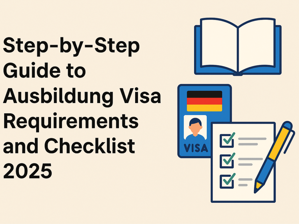 Ausbildung Visa Checklist